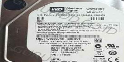 WD 2 TB SATA harddisk PC Firmware Corrupt